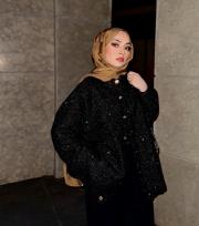 ghisa pullu çıtçıt kapamalı bomber ceket siyah