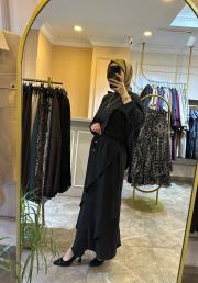 ghisa fır fır detaylı etekli takım siyah 3