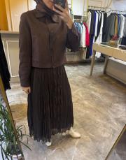 kadriye baştürk süet ceket kahve 2