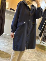 ceremony önü çıt çıtlı kapüşonlu çelik garnili dubai kap lacivert 2