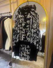 ghisa triko kumaş mixli saten takım siyah 2