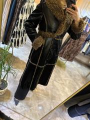 ghisa deri detaylı kaban siyah 2