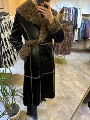 ghisa deri detaylı kaban siyah 4