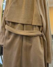 ceremony arkası fermuar detaylı kaşe kaban camel 6