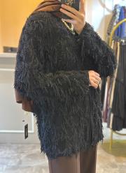 ghisa püsküllü ithal hırka siyah 3