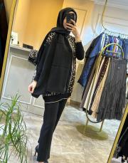 wennora paris collection w zincirli desen siyah 3