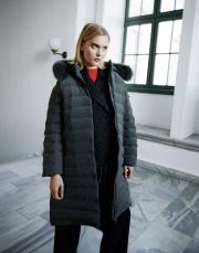 womanıa ibiza uzun mont gri