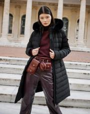 womanıa ibiza uzun mont siyah 2