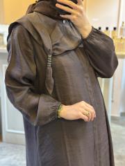 lissmore omuzdan aksesuar detaylı gizli fermuarlı kap kahve 2