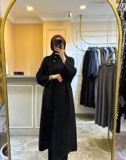 ghisa angora hakim yaka kaban siyah