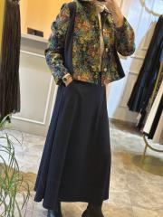 ghisa desenli etekli rahat takım lacivert 3