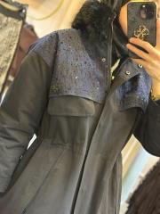 ghisa yakası kürklü kaban siyah 3