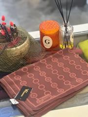 wennora royal shıne şal %100 ipek bordo 2