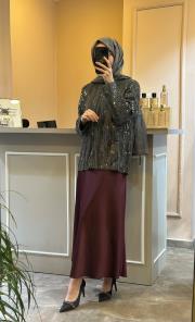 ghisa payetli triko hırka antrasit 4