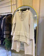 ceremony nakışlı evita takım bej