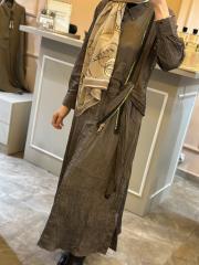 lissmore önü yarım çıtçıtlı fermuar detaylı elbise kahve 3