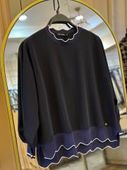 ghisa tasarım rahat tunik lacivert