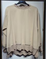 ghisa tasarım rahat tunik bej 6