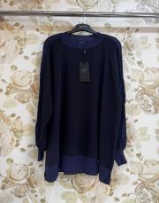 ghisa kolları merserize şerit detaylı tunik lacivert 5