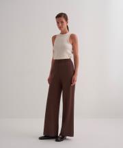 rayon merserize bol pantolon kahve 3