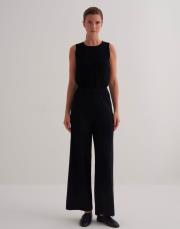 rayon merserize bol pantolon siyah