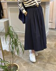 sentez ely beli lastikli etek lacivert 2