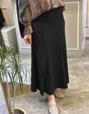 sentez lilium parçalı volanlı etek siyah 2