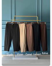 sentez premium nirvana paçası apoletli pantolon siyah