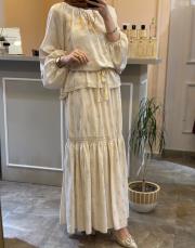 ceremony dantel detaylı pullu payet etekli takım orijinal 3