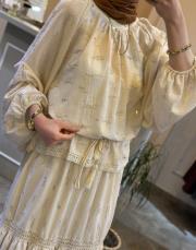 ceremony dantel detaylı pullu payet etekli takım orijinal 4