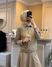 ghisa üstü yandan modelli etekli takım vizon 3