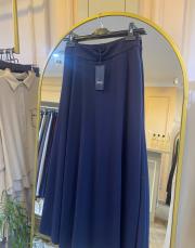 sentez rozie yanı fermuarlı kiloş etek lacivert