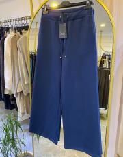 sentez jessica kapak cepli geniş paça pantolon lacivert 2