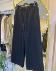 sentez jessica kapak cepli geniş paça pantolon siyah 2