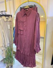 ceremony önden düğmeli iki kat cepli pantolonlu cupra takım bordo