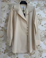 ghisa yakası triko detaylı önden düğmeli ceket krem