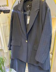 ghisa kendinden cizgili parlak boncuk işlemeli takım siyah 2