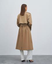 vatkalı koton trençkot camel 7