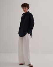 basic koton gömlek lacivert 2