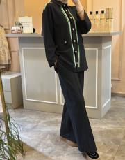 ghisa şeritli takım siyah 3