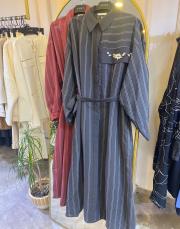 ceremony istiridye işlemeli miranda elbise siyah