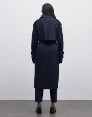 klasik koton trençkot lacivert 3