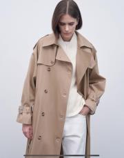 klasik koton trençkot camel 6