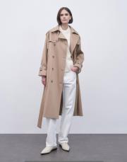 klasik koton trençkot camel 7