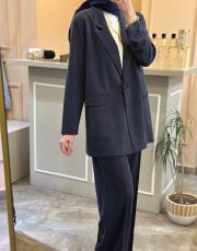 ceremony tencel lycellblazer takım lacivert 5